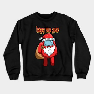 Santa Claus gamer t shirt Crewneck Sweatshirt